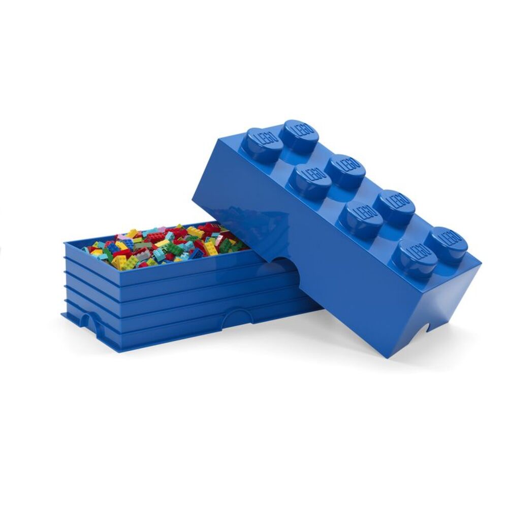LEGO Storage Brick With 8 Knobs, Bright Blue COLLECTIBLES